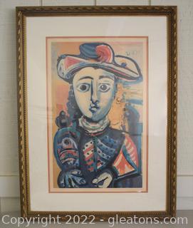 Pablo Picasso "Woman Seated in an Arm Chair" Limited Edition Lithograph Print 